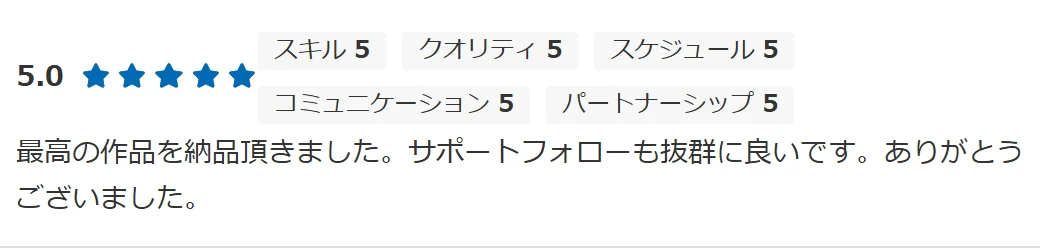 LP画像・動画制作のお客様からの評価