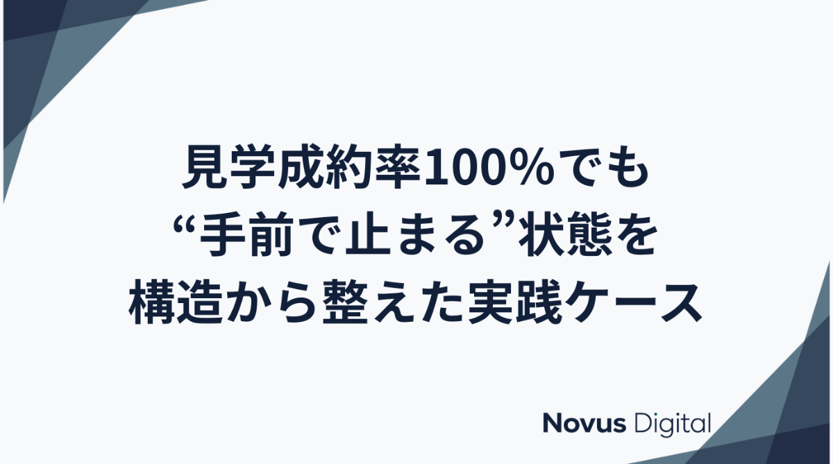 ホームページを作ったのに問い合わせが増えない理由｜導線設計で成約率を改善した事例（岡山県赤磐市）