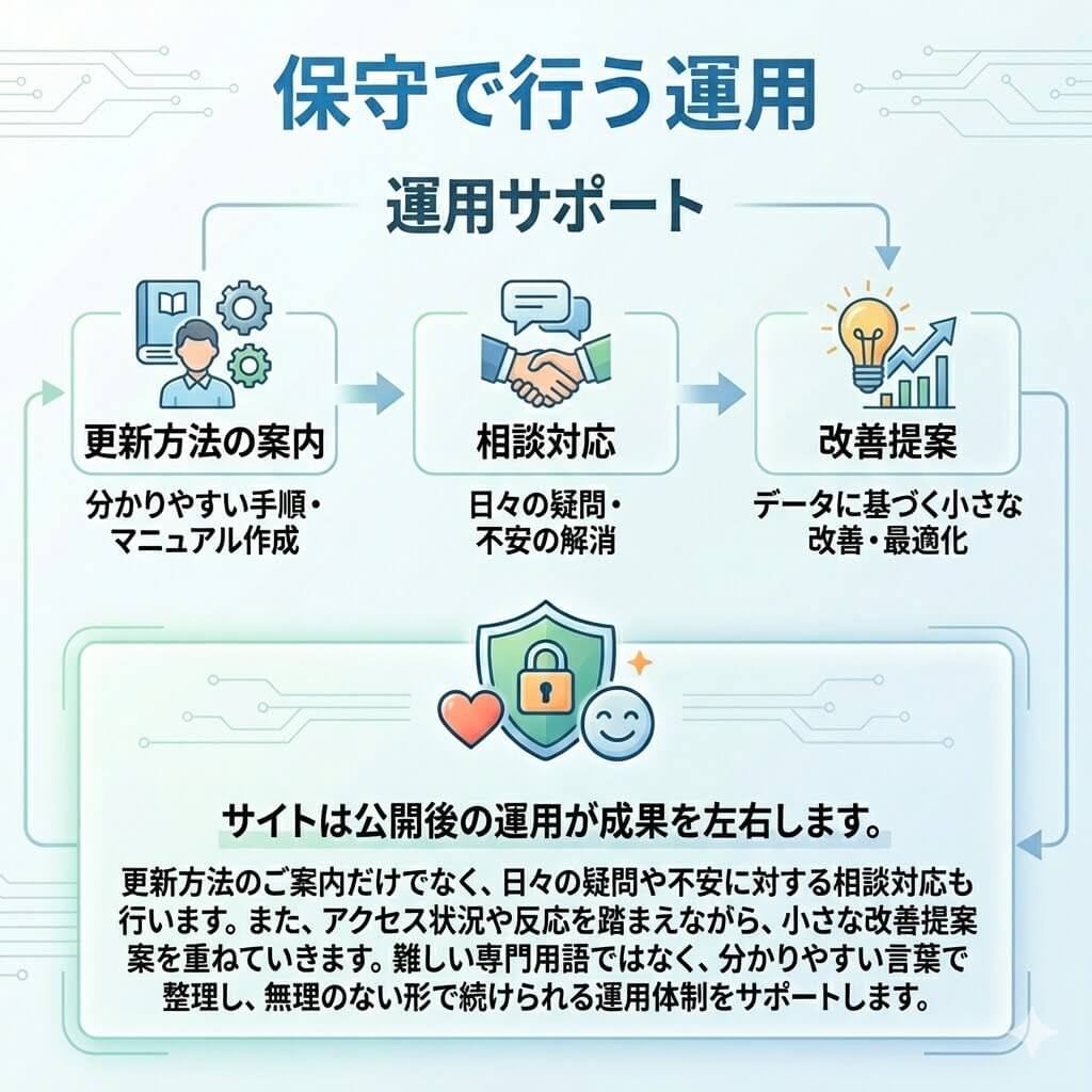 保守　運用サポ