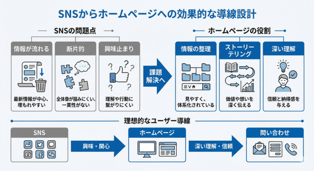 SNSだけでは集客が成立しない理由