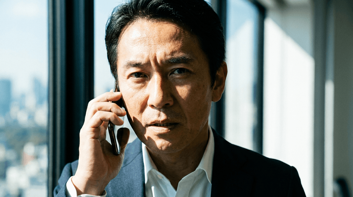 値下げを断る勇気を持って毅然と話す経営者